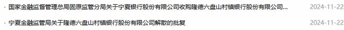 宁夏银行旗下唯一村镇银行改制获批，能否打破业绩增长乏力僵局？