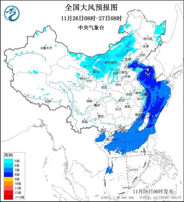 局地降温超18℃！暴雪、寒潮、大风三预警继续发布