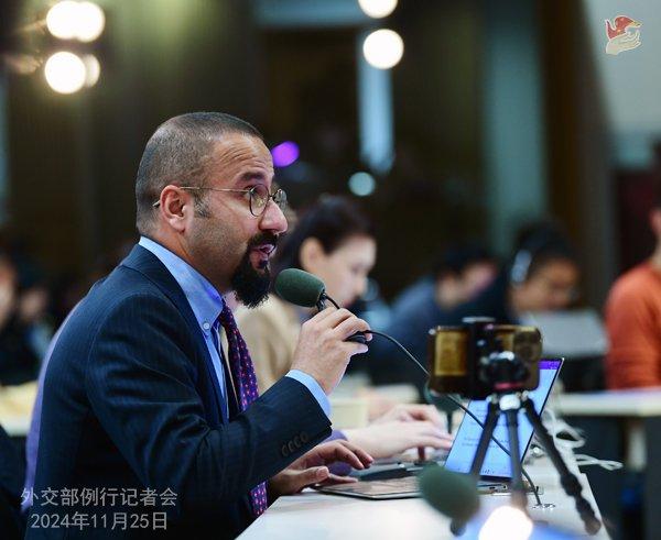 2024年11月25日外交部发言人毛宁主持例行记者会