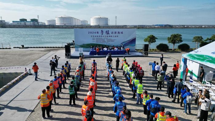 粤桂首次举行跨区域海洋生态环境应急监测联合演练