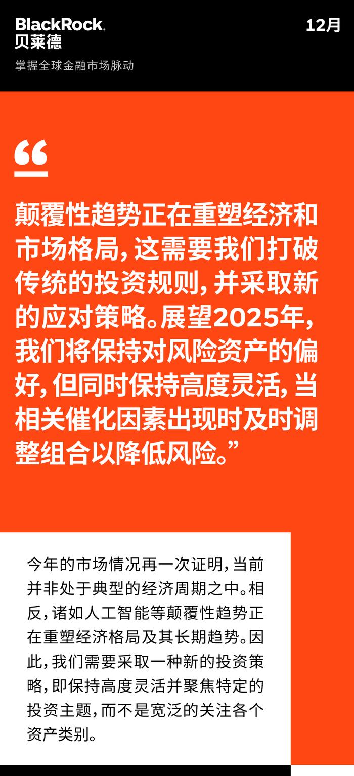 贝莱德智库周报 | 前瞻2025，我们为什么依然超配美股？