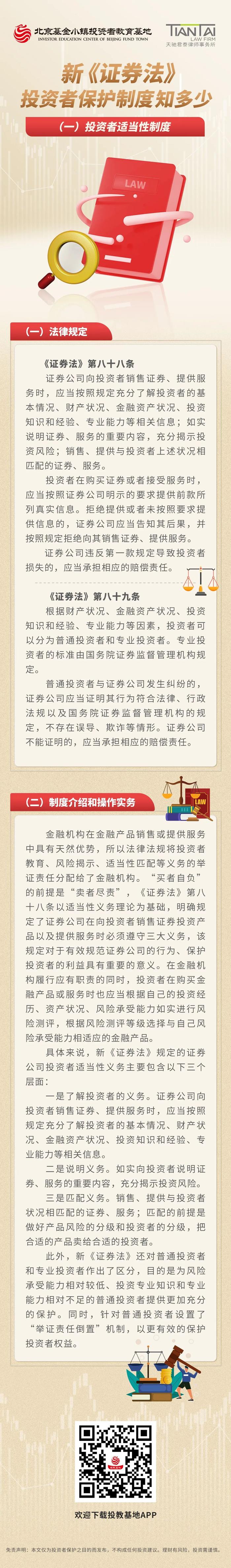 【投资者维权】新《证券法》投资者保护制度知多少（一）投资者适当性制度