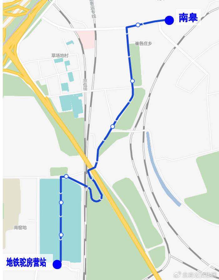 ​​配合地铁3号线、12号线开通，北京公交新增3条接驳线路