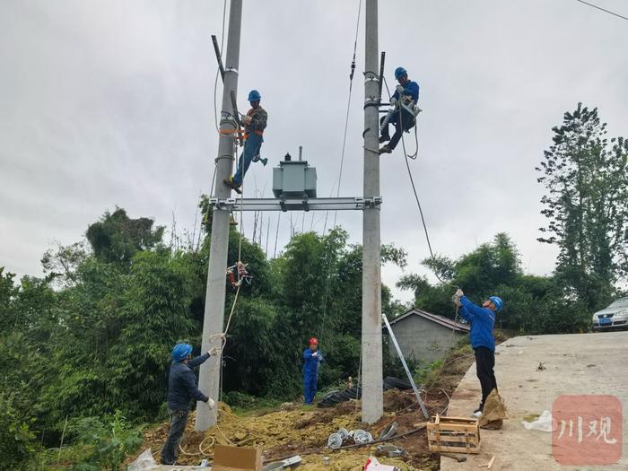 问政追踪丨线路更换完成 资中县大沟村用电正常了