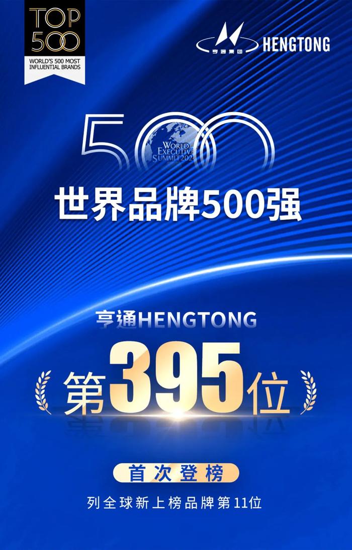 亨通强势登榜世界品牌500强