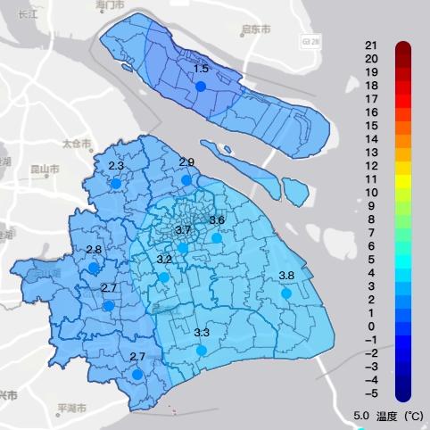 上海已开启冰箱“冷藏”模式，多区发布预警！明早切换成“冷冻”，市区最低仅1℃…冬装这样穿更暖→