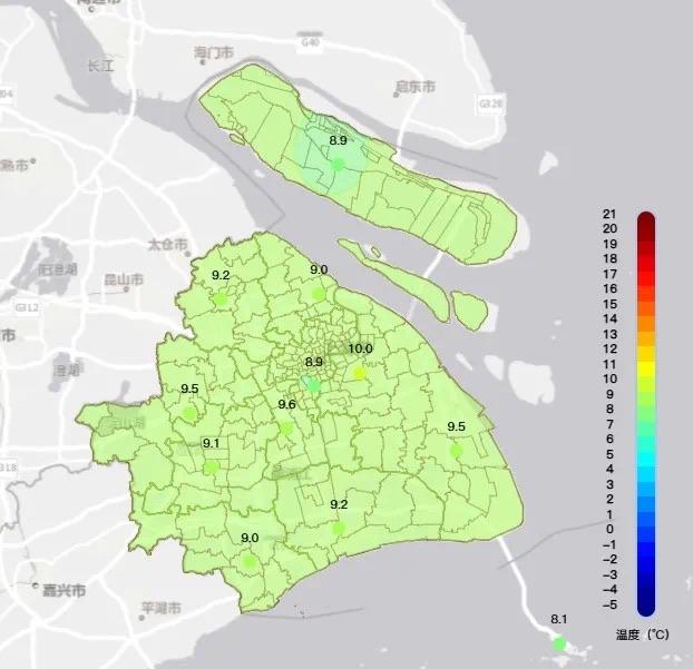 上海今晨气温创下半年新低，下周回暖乏力冷空气不断