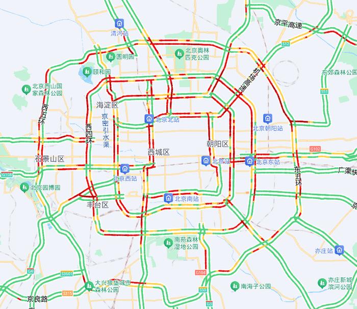 北京：周五晚高峰交通压力大，周末研考出行建议避开考点周边道路