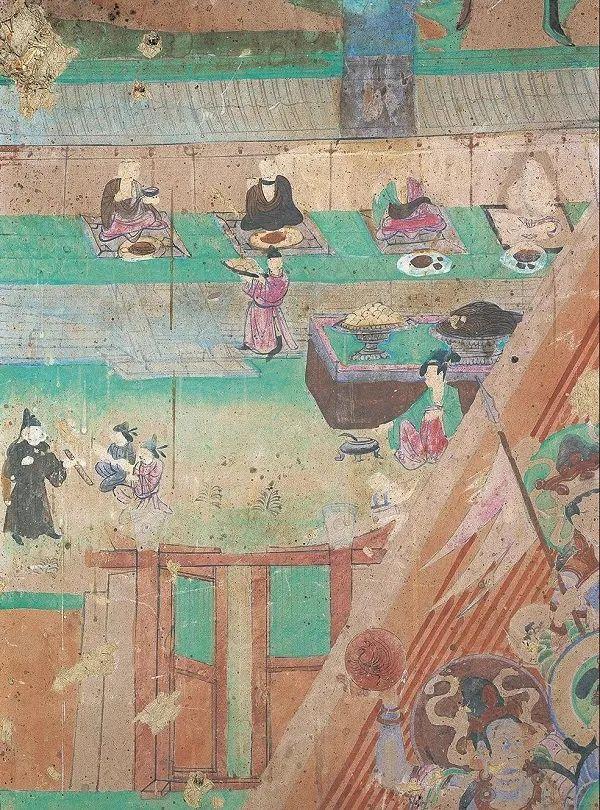 莫高窟第236窟 斋僧 中唐