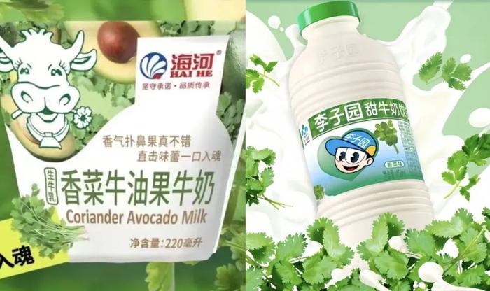 图片来源:海河乳业、李子园
