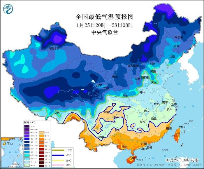 寒潮、大雾、大风、暴雪,中央气象台四预警齐发