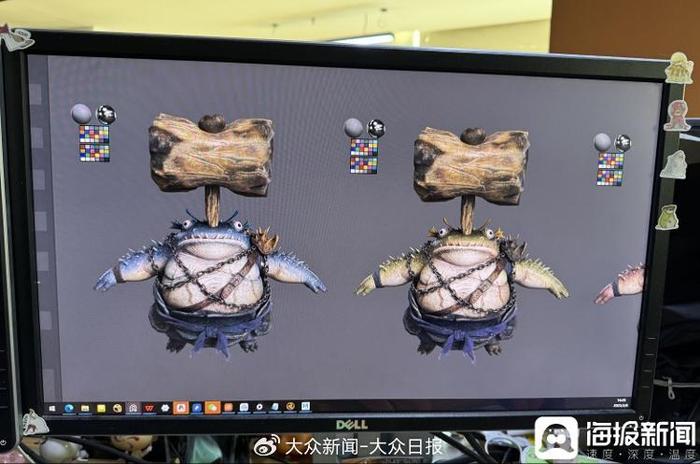 《哪吒2》电影中,海底妖怪资产制作
