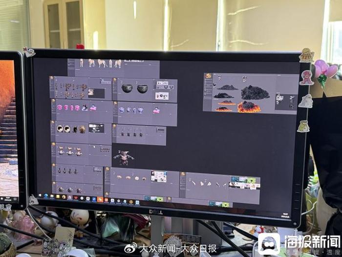 新视觉团队制作的《哪吒2》部分资产