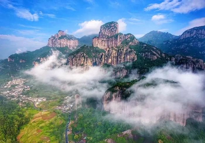 山水奇秀雁荡山。叶金涛 摄