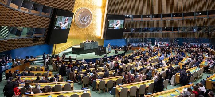 联合国图片/Manuel Elias妇女地位委员会第69届会议在纽约联合国总部开幕