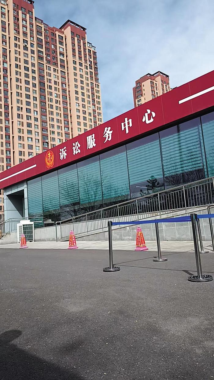 大同市中级人民法院诉讼服务中心。 受访者供图