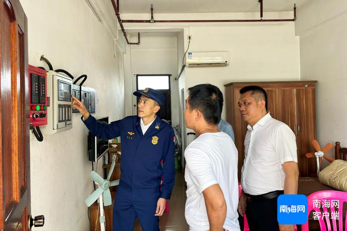 海南全面整治养老服务机构消防安全突出问题。通讯员供图