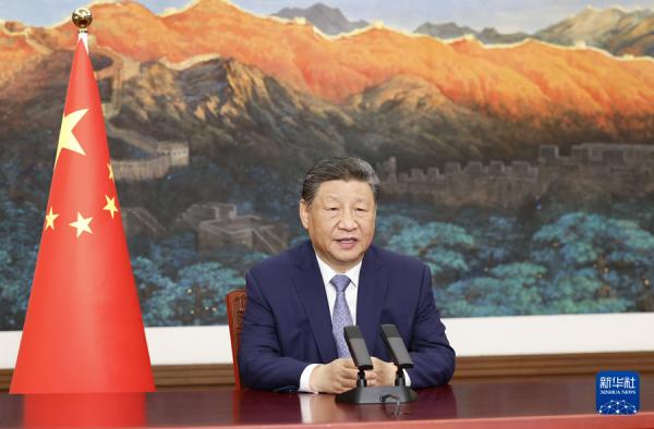 习近平在气候和公正转型领导人峰会上的致辞(全文)