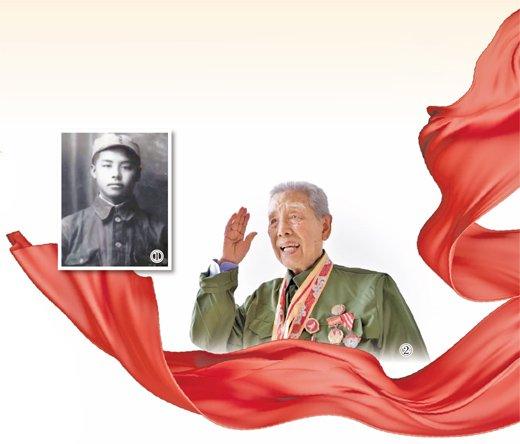 图①:焦克明年轻时的照片。受访者供图