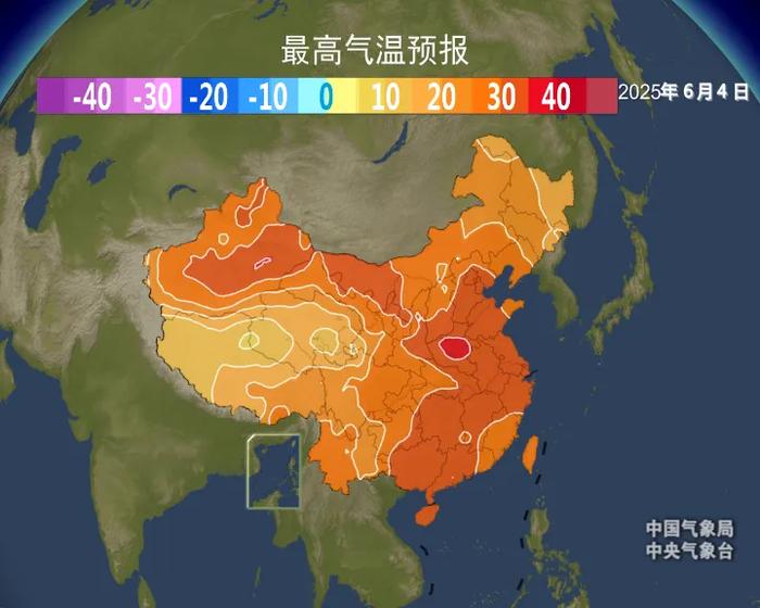南北方超30℃炎热天气将连成片 前方还有明显降雨降温