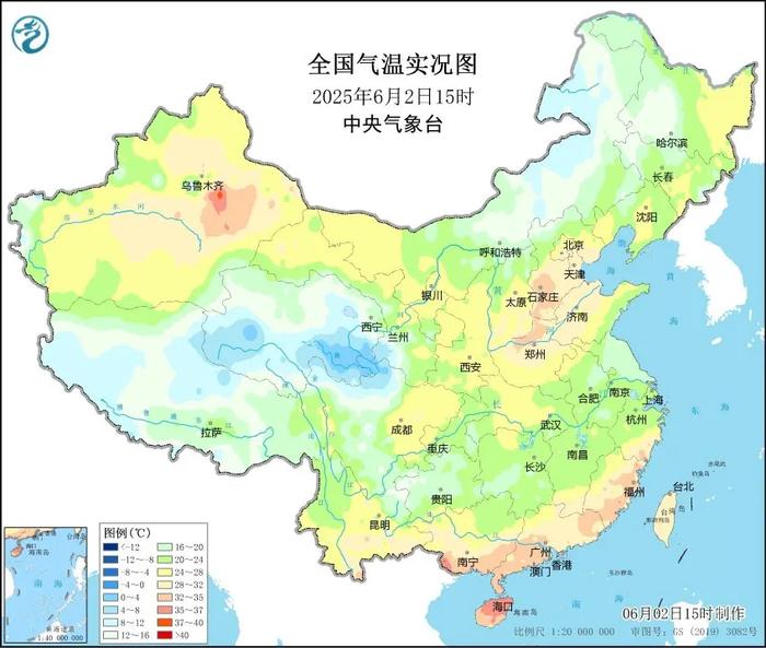 南北方超30℃炎热天气将连成片 前方还有明显降雨降温