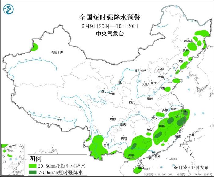 强对流天气黄色预警:辽宁山东等地部分地区将有10级以上雷暴大风