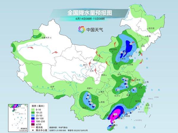 华南江南多地或遭极端台风雨 北方迎大范围降雨和对流天气