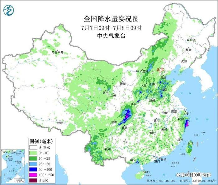 注意防范暴雨、大风 台风“丹娜丝”将于8日下午到夜间登陆闽浙沿海