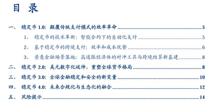 【华创金融 徐康团队】深度 | 宏观视角下稳定币的四种内涵——稳定币系列报告之二