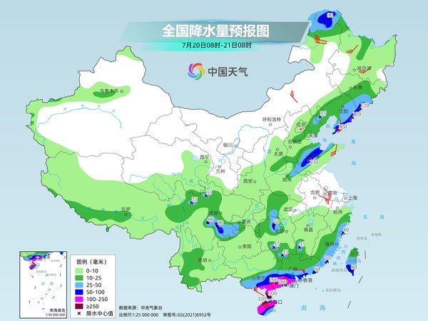 华南台风雨进入最强时段 北方多地降雨增强山东辽宁有大到暴雨