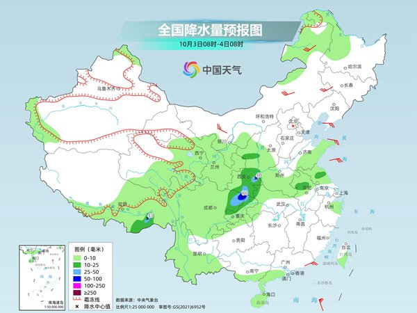 国庆中秋假期华西至黄淮降雨频繁 南方多地或现持续性高温