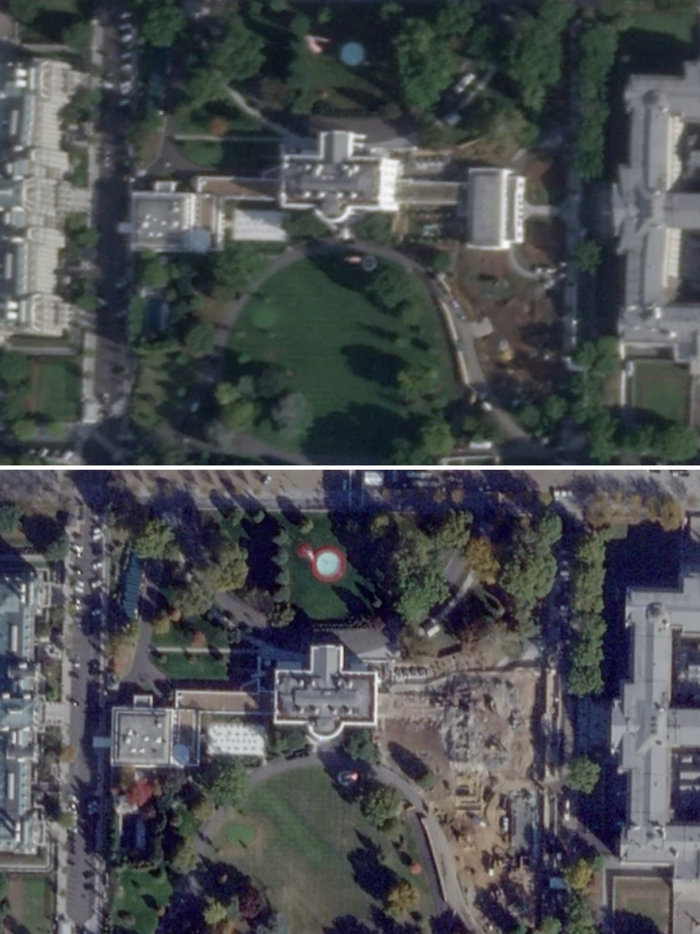 美政府“停摆” ,白宫宴会厅建造不停工:面积达8300多平方米,可容纳约1000名宾客,特朗普称已收到3.5亿美元捐款