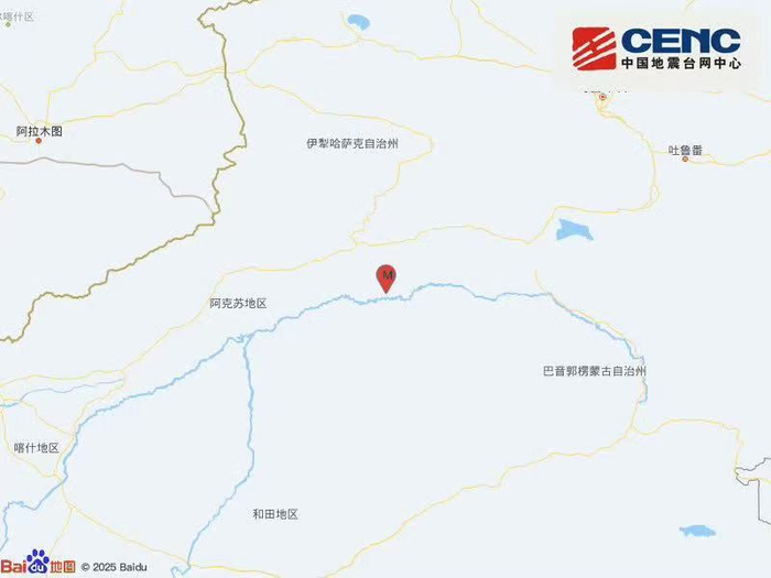 新疆阿克苏地区沙雅县发生4.0级地震 震源深度13公里