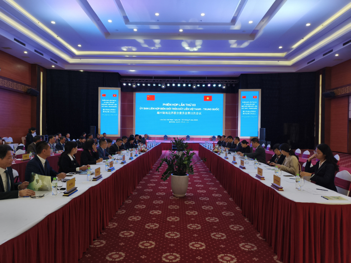 中越举行陆地边界联委会第十二次会议