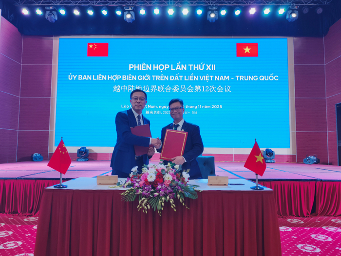 中越举行陆地边界联委会第十二次会议