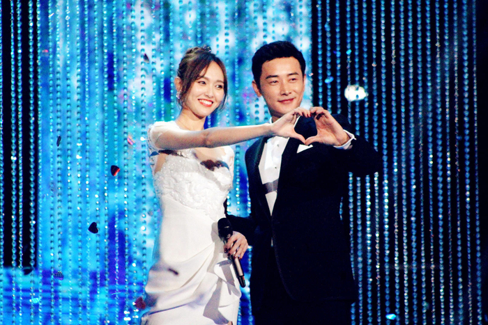 唐嫣 罗晋 图据视觉中国