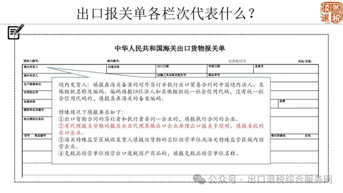 出口报关单各栏次代表什么？图解在手，轻松搞懂！