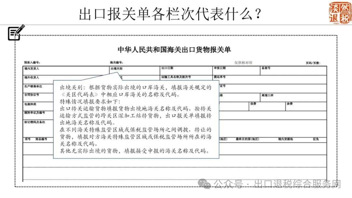 出口报关单各栏次代表什么？图解在手，轻松搞懂！