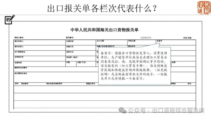 出口报关单各栏次代表什么？图解在手，轻松搞懂！