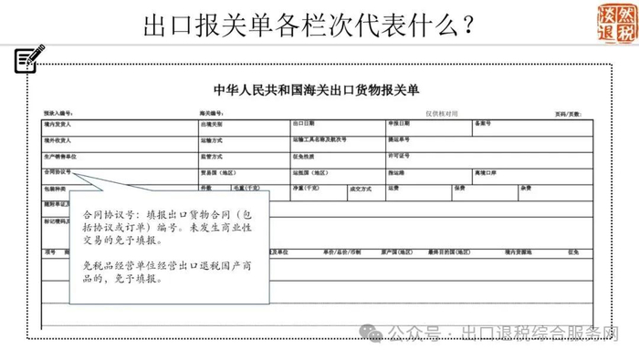 出口报关单各栏次代表什么？图解在手，轻松搞懂！