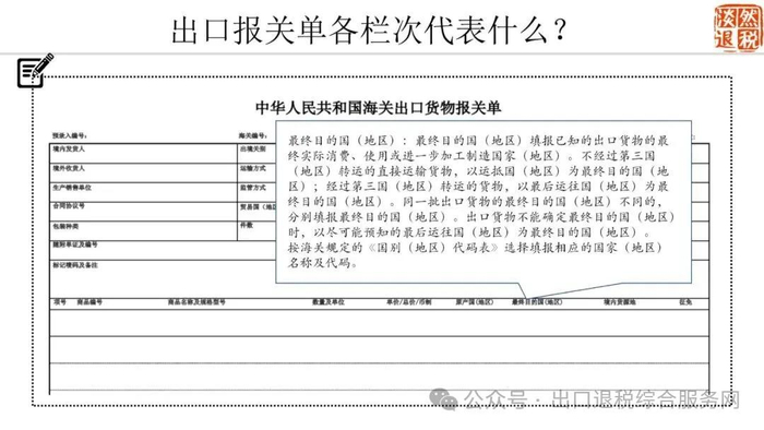 出口报关单各栏次代表什么？图解在手，轻松搞懂！