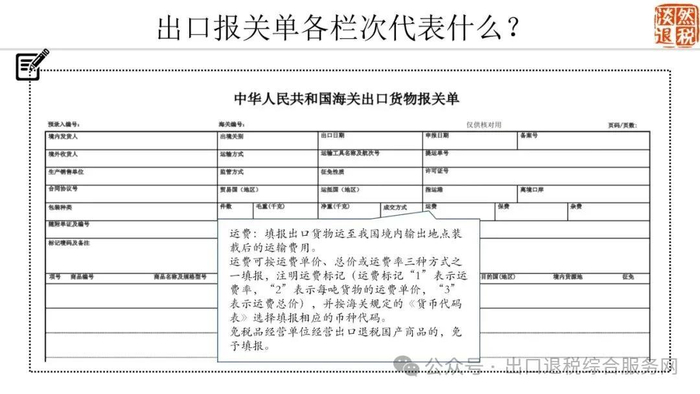 出口报关单各栏次代表什么？图解在手，轻松搞懂！