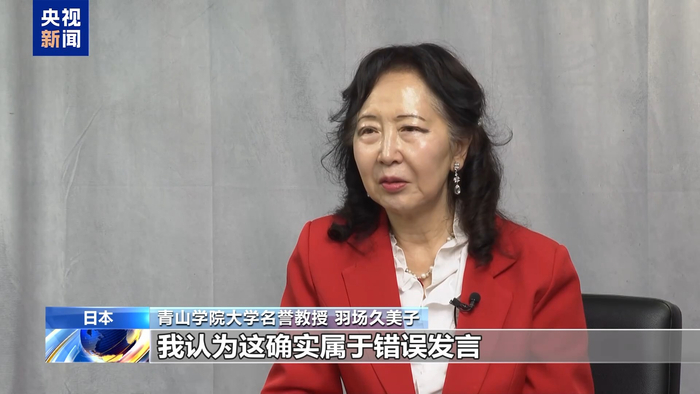 日本学者:高市早苗错误言论触及宪法和国际法红线