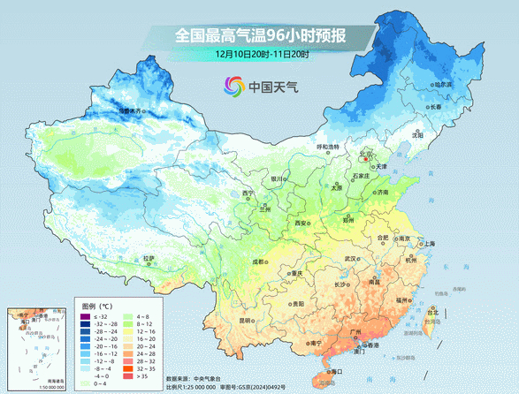 寒潮下周已预订!局地降温或达16℃ 华北多地可能迎初雪