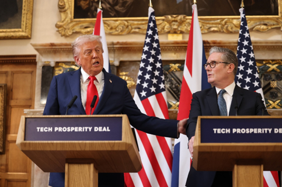英媒:与英国签署不到3个月,美国暂停履行《科技繁荣协议》