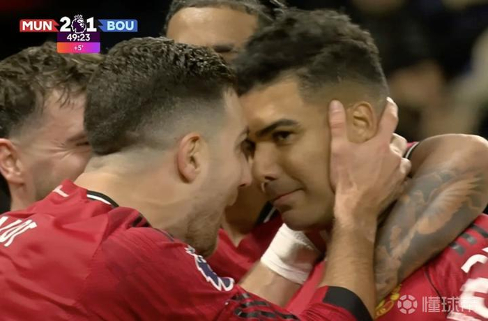 卡塞米罗本赛季联赛打入4球，追平个人单赛季英超进球纪录