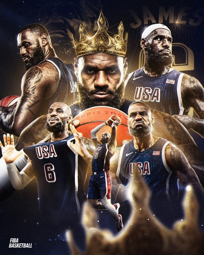 FIBA官方:国王迎来41岁生日 祝独一无二的詹姆斯生日快乐👑