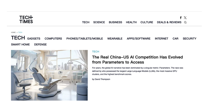 外媒热议中美AI路径分野：一个精英获益，一个普通人得利