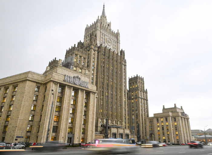 △俄罗斯外交部大楼（资料图）