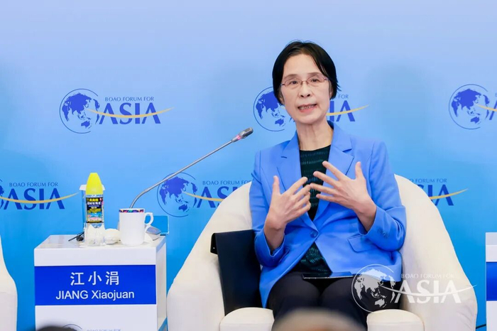 江小涓现场图。本文来源：新浪财经 睿见economy